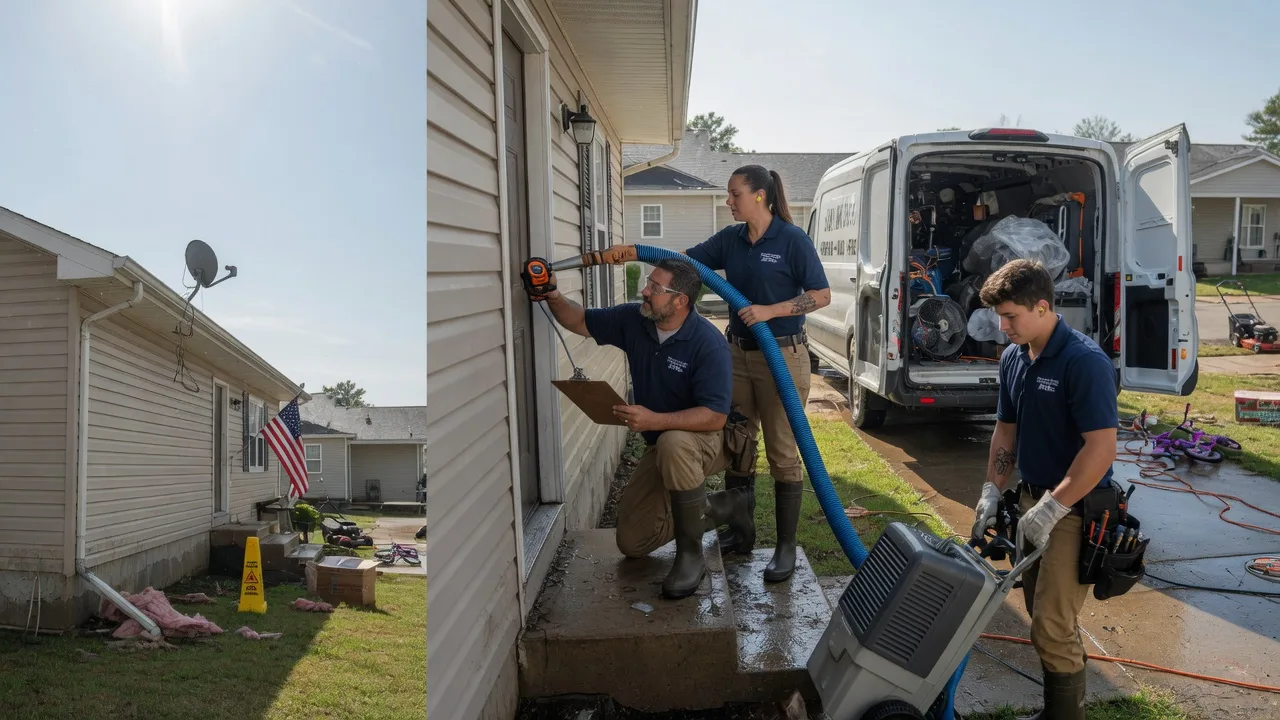 Ceiling Water Damage Restoration in Arcadia, KS near me